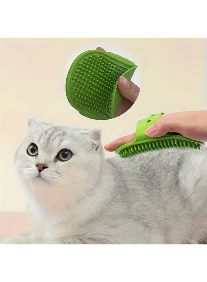 عمود خدش القطط السيليكوني الأخضر حزام زاوية الحائط قبضة غير قابلة للانزلاق متين سهل التنظيف فرشاة تنظيف الحيوانات الأليفة - Image 3